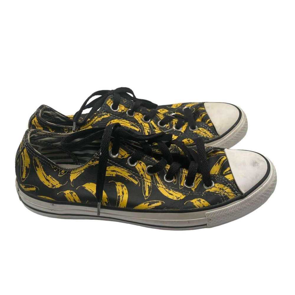 Converse All Star Low Top Andy Warhol Chuck Taylor Banana Women’s 9 Men's 7